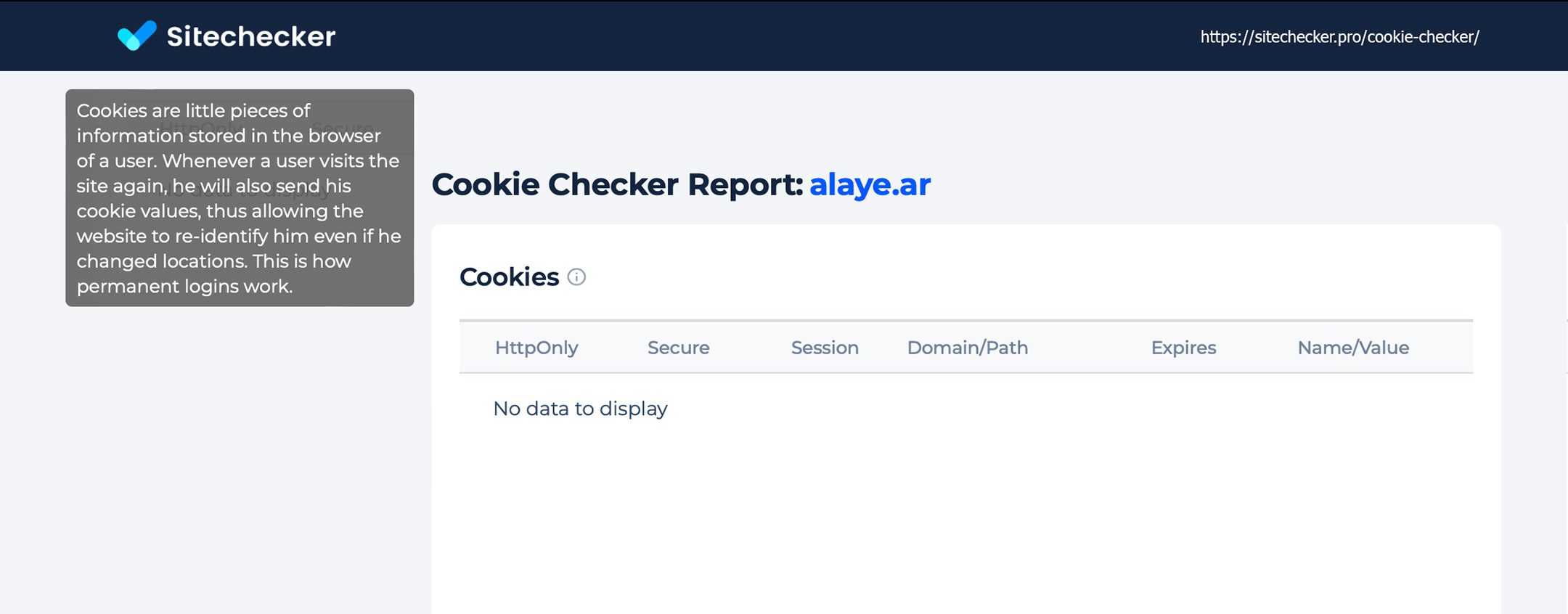 CookieChecker